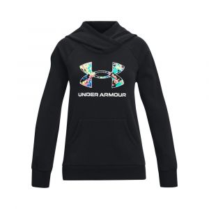 Under Armour Sweat à capuche UA Rival Fleece Core Logo pour fille Black - Taille YSM