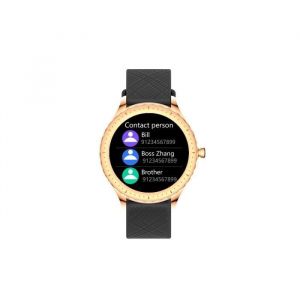 Eko Montre Connectée 5.0 avec Podomètre Waterproof IP67 Noir / Or