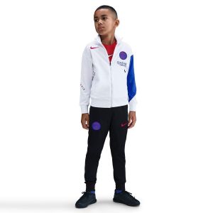 Nike Paris Saint-Germain Survêtement Dri-FIT Strike 3ème - Blanc/Noir/Bleu/Rouge Enfant, pointure L: 147-158 cm - ['Blanc'] - Taille L: 147-158 cm
