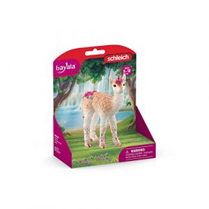 Schleich 70743 Licorne Lama, d&egrave;s 5 Ans, BAYALA - Figurine, 6 x 4 x 10 cm