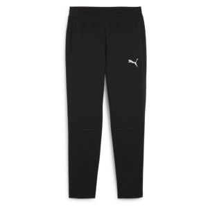Puma Pantalon décontracté Teamfinal tricoté, Noir Argent, M Homme
