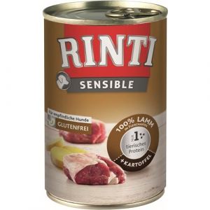 Rinti Sensible Agneau + Pommes de Terre, Pack de 12 (12 x 400 g)