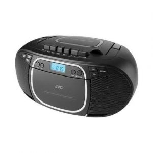 JVC Lecteur CD portable RC-E451B Bluetooth USB MP3 Radio FM Cassette Noir