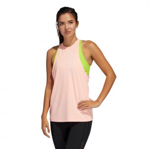 Adidas Débardeur cardio fitness femme rose clair