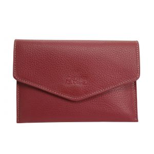 Image de Katana Pochette pour carte grise en cuir grainé réf 953104 rouge foncé (11 coul. disp.)