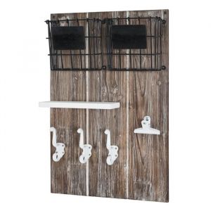 Image de Pegane Tableau pense-bete coloris vintage - Dim : L 37 x P 9 x H 55 cm -