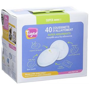 Image de Tigex 40 coussinets d'allaitement super absorbants