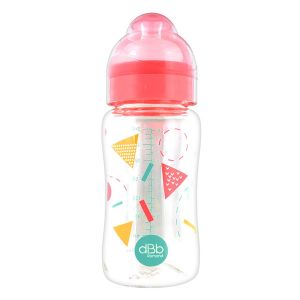 dBb Remond Biberon verre L.O Géométrie 240 ml