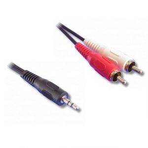 Giada Adaptateur jack mâle 3,5 mm/2 RCA mâles