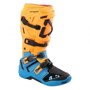 Leatt Bottes Cross GPX 4.5 Bleu-Orange