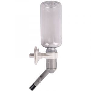 Flamingo Biberon KYLO gris 450 ML pour rongeur et lapin.