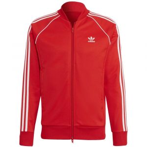 Image de Adidas Veste de survêtement logo brodé Rouge Originals