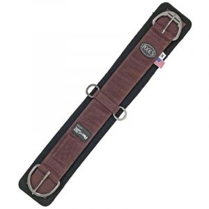 34" = 86 cm, Noir: Sangle de sangle Western Pool modèle tearjaw en néoprène avec système de ventilation AirFlow et boucles en acier inoxydable avec