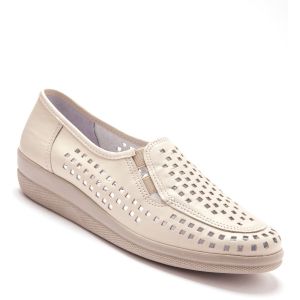 Mocassins cuir femme Pédiconfort