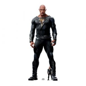 Star Cutouts Figurine en carton film Black Adam illustr&eacute; par Dwayne Johnson - Haut 192 cm