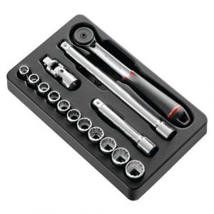 Facom Module douilles 1/2" 12 pans en pouces MOD.S161-112U