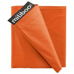 Image de Miliboo Housse de pouf géant orange BIG MILIBAG