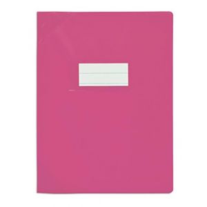 Elba Lot de 3 Protège-cahiers PVC 150 Strong Line 24x32 cm opaque rose
