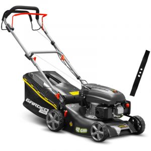 Gardeo Tondeuse thermique autotractée 144.3cc - 42cm livrée avec 2 lames + mulching Pro