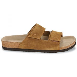 Selected Mules SLHBASTIAN SUEDE STRAP SLIDER B Marron - Taille 40,41,42,43,44,45