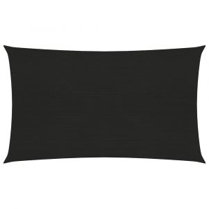 Voile d'ombrage 160 g/m² noir 5 x 8 m PEHD 02_0009223