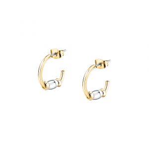 Morellato Boucles D'oreilles - Saxq11 - Acier - Doré - Créole