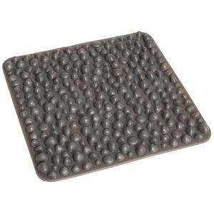 Sissel Tapis de galets step fit 49 x 49 cm gris sis 162 053