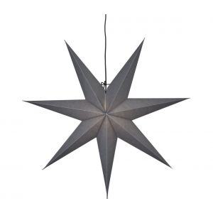 Eglo Christmas - Ward Nave Decoration Paper Star Ozen E14 1x25W Steel Blanc l: 70 cm b: 16 cm h: 70cm