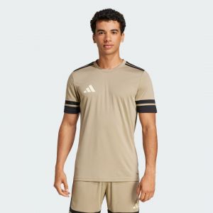 Adidas Homme SQUADRA25 Jersey Short Sleeve, Blanch Cargo/Black/Warm Vanilla, L