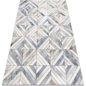 Tapis PATCHWORK 21721 beige / gris - Peau de vache, g&eacute;om&eacute;trique beige 120x170 cm