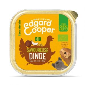 Edgard & Cooper Pâtée à la dinde bio pour chien