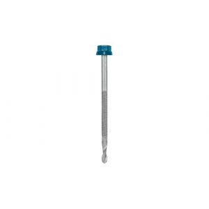 Etanco Vis autoperceuse Zacrospiral - Ø 6.3x110 mm - Tête hexagonale 12 - Sachet de 100 - Ral 7006 - 551920064