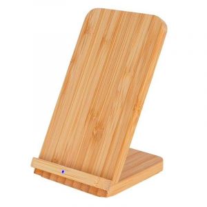 Be MIX HT0031, Support Chargeur &agrave; Induction Bois 15W, Charge Rapide, Design Naturel et &eacute;pur&eacute;, Compatible avec Tous Les t&eacute;l&eacute;phones, Pratique et Portable, Id&eacute;al pour Les d&eacute;placements