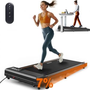 MettleMatic Tapis de course Walking Pad pour la maison avec inclinaison de 7 % moteur de 225 CV 1 à 6 km/h sans assemblage