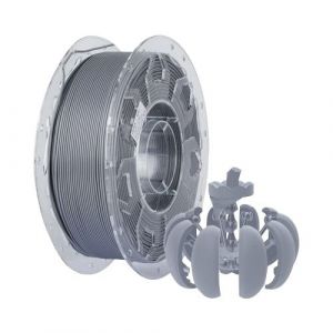 Creality3d Consommable imprimante 3D CR-PLA Grey_1.75mm_1KG_transparent spool_black and white box