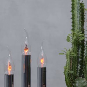 Star Trading - Ampoule led Flickering Flame, E14, 3W, vacillante, blanc chaud, déco, 12,5 cm