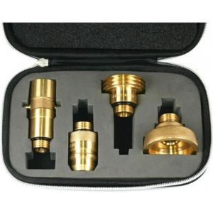 Antarion Campko Kit de 4 Adaptateurs Europe Drehmeister Bouteille gpl Camping-Car