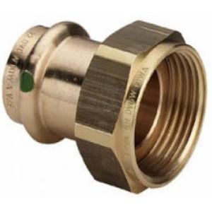 Viega 305017 - Raccord &agrave; &eacute;crou libre avec SC-Contur &agrave; sertir bronze mod&egrave;le 2263 18-26x34