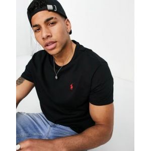 Image de Ralph Lauren T-shirt en coton logo Noir Polo