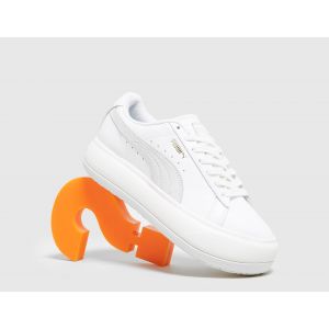 Puma Chaussure Suede Mayú Baskets en cuir pour Femme, Blanc, Taille 40, Chaussures