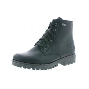 Rieker Femme Bottes, dame Bottes à lacets, Bottes Combat,Lacets,Doublées TEX,schwarz,37 EU / 4 UK