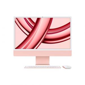 Apple 24" écran retina 4,5K 256 Go 8 Go RAM Puce M3 CPU 8 cours GPU 10 cours Rose Reconditionné