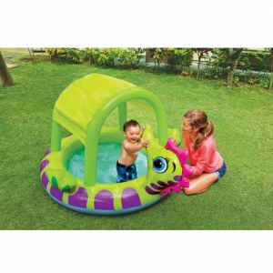 Image de Intex Piscine hippocampe avec pare soleil