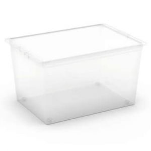 Conforama ABM Boîte de rangement C box - 50 L - Transparent