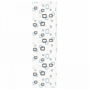 VidaXL Store enrouleur de douche 80x240 cm largeur du tissu 76 cm, store de douche, store enrouleur de rideau de douche, 4014823