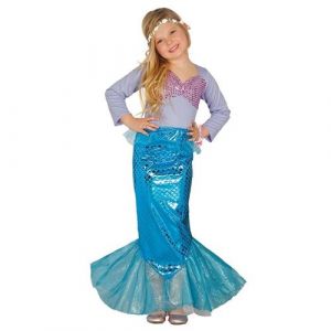 No Name Déguisement de Sirène pour Fille - Taille 7/9 ans