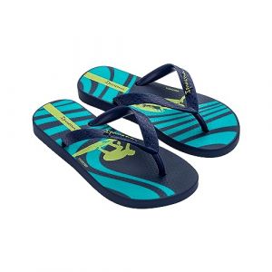 Ipanema Classic XII Kids Flip-Flop, Blue/Green, 37 EU