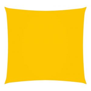 Image de VidaXL Voile de parasol Tissu Oxford carré 7x7 m Jaune