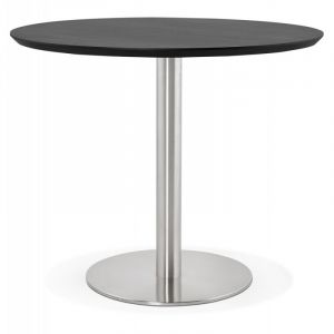 Image de Table de Repas Design "Kansas" 90cm Noir Prix