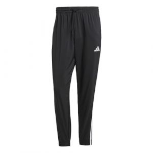 Adidas Homme Essential Three Stripes Woven Pant, Black/White, XS